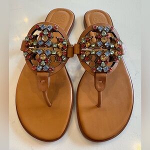 Tory Burch Crystal Miller in Desert Camel Color